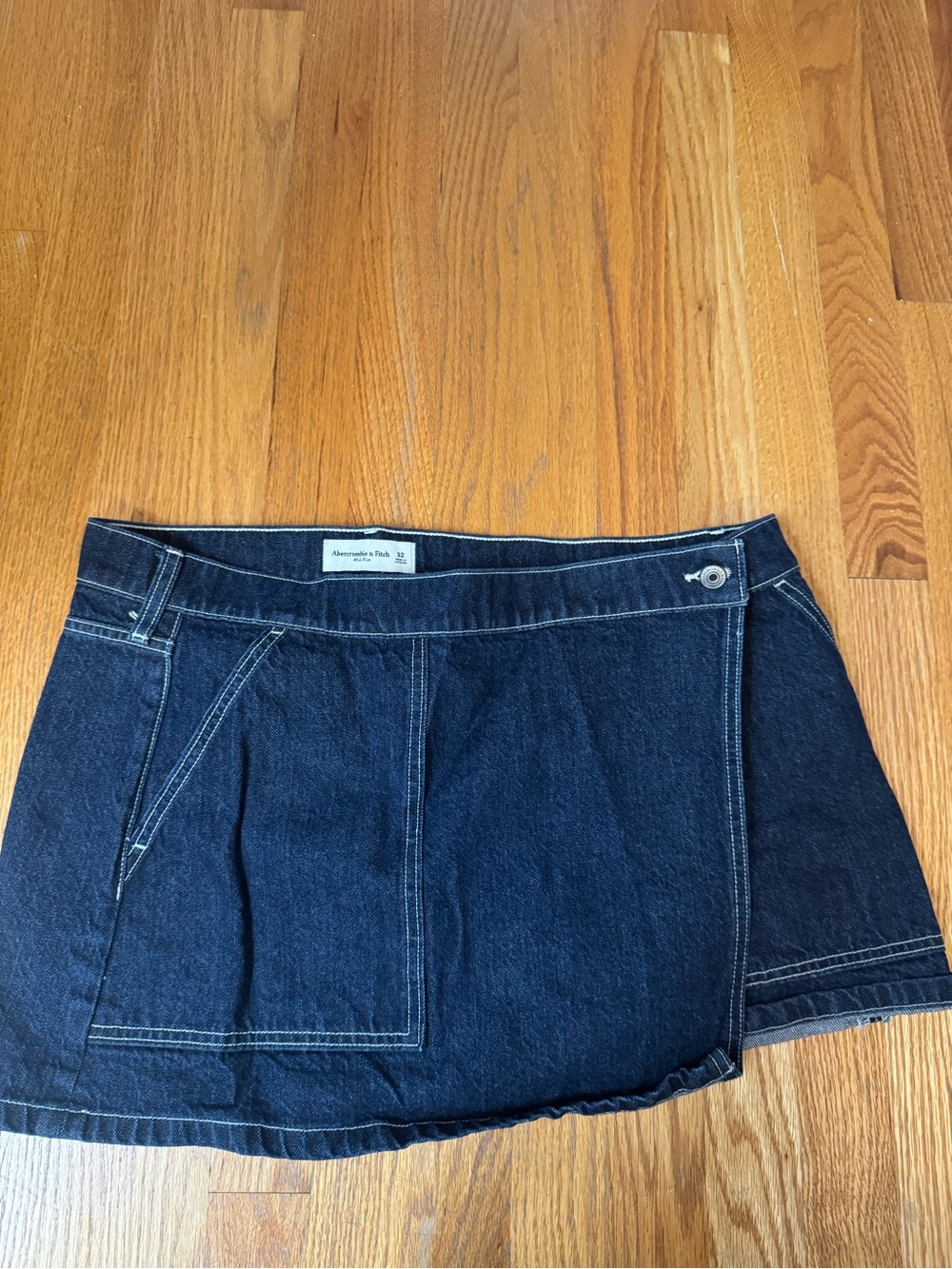 Dark Blue Denim Women’s Skirt - Abercrombie & Fitch